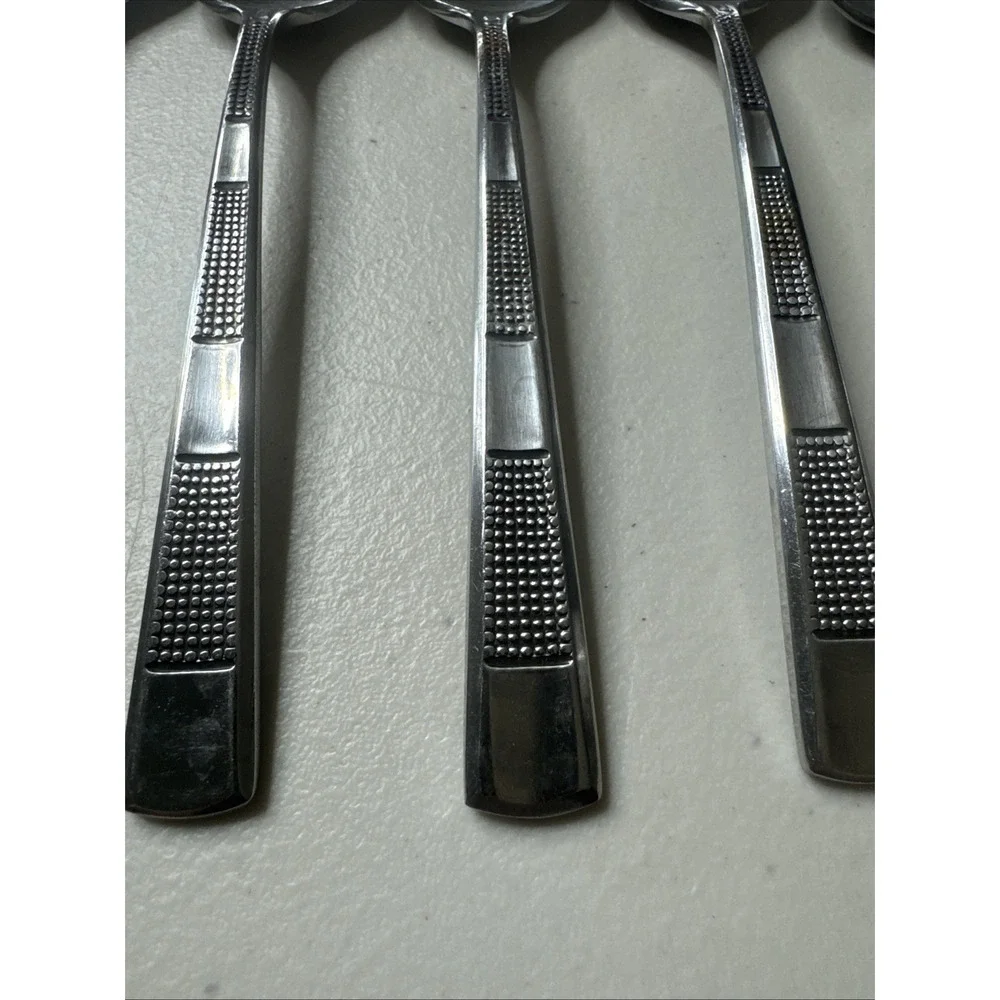 10‎ Vintage Nirzanna By Stanley Robert's Stainless Teaspoons Flatware Japan